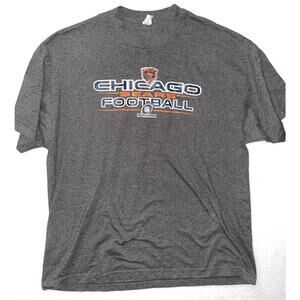 Vtg 2006 Chicago Bears Playoffs Shirt Mens 2XL Gray Crew Neck‎ Short Sleeve Y2K